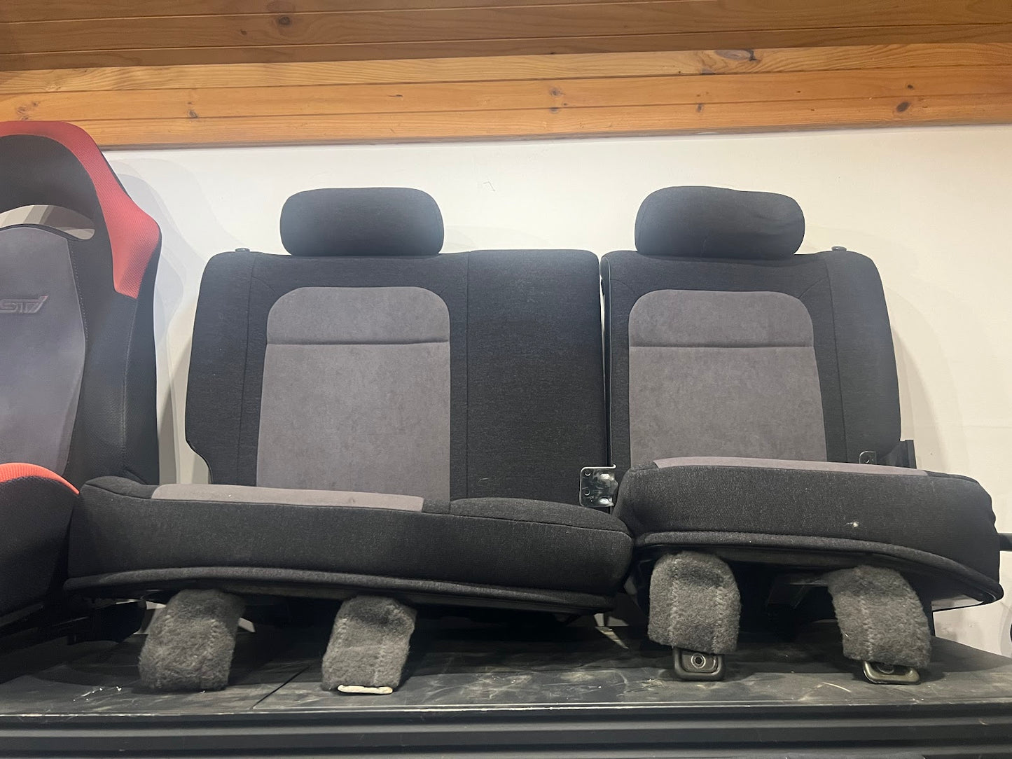 RARE GF8 Wagon Sti OEM GENUINE back seats set. (Back seat panel folds down) (used)