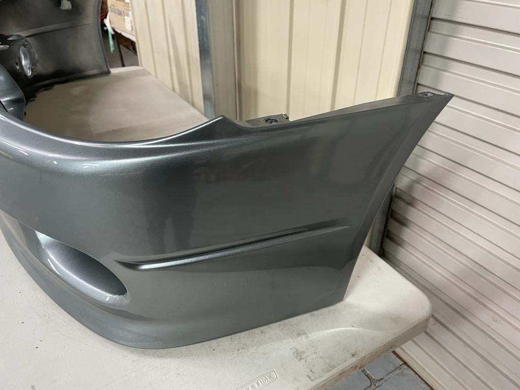 S15 Freshly painted oem bumper bar. Ready to bolt up and go. OEM PEWTER GREY. (used)