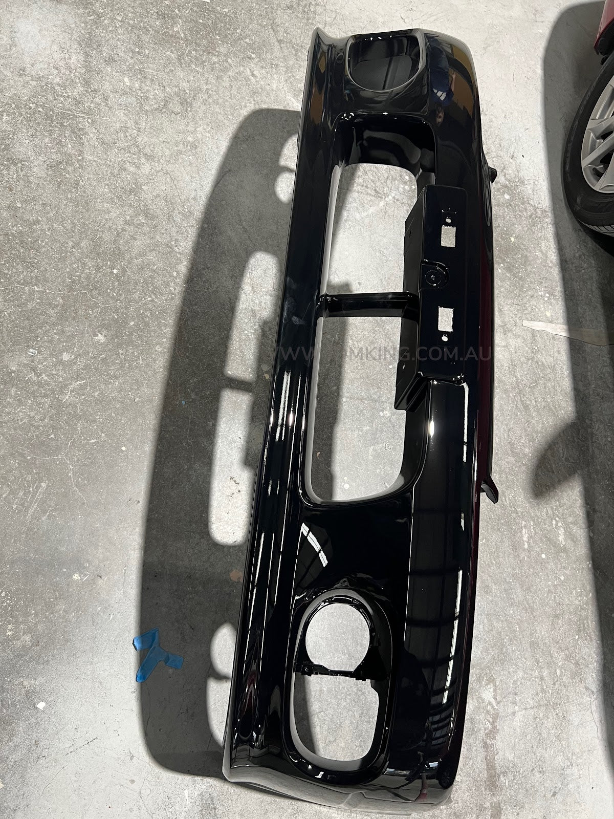 S15 Freshly painted oem bumper bar. Ready to bolt up and go. OEM BLACK. (used)