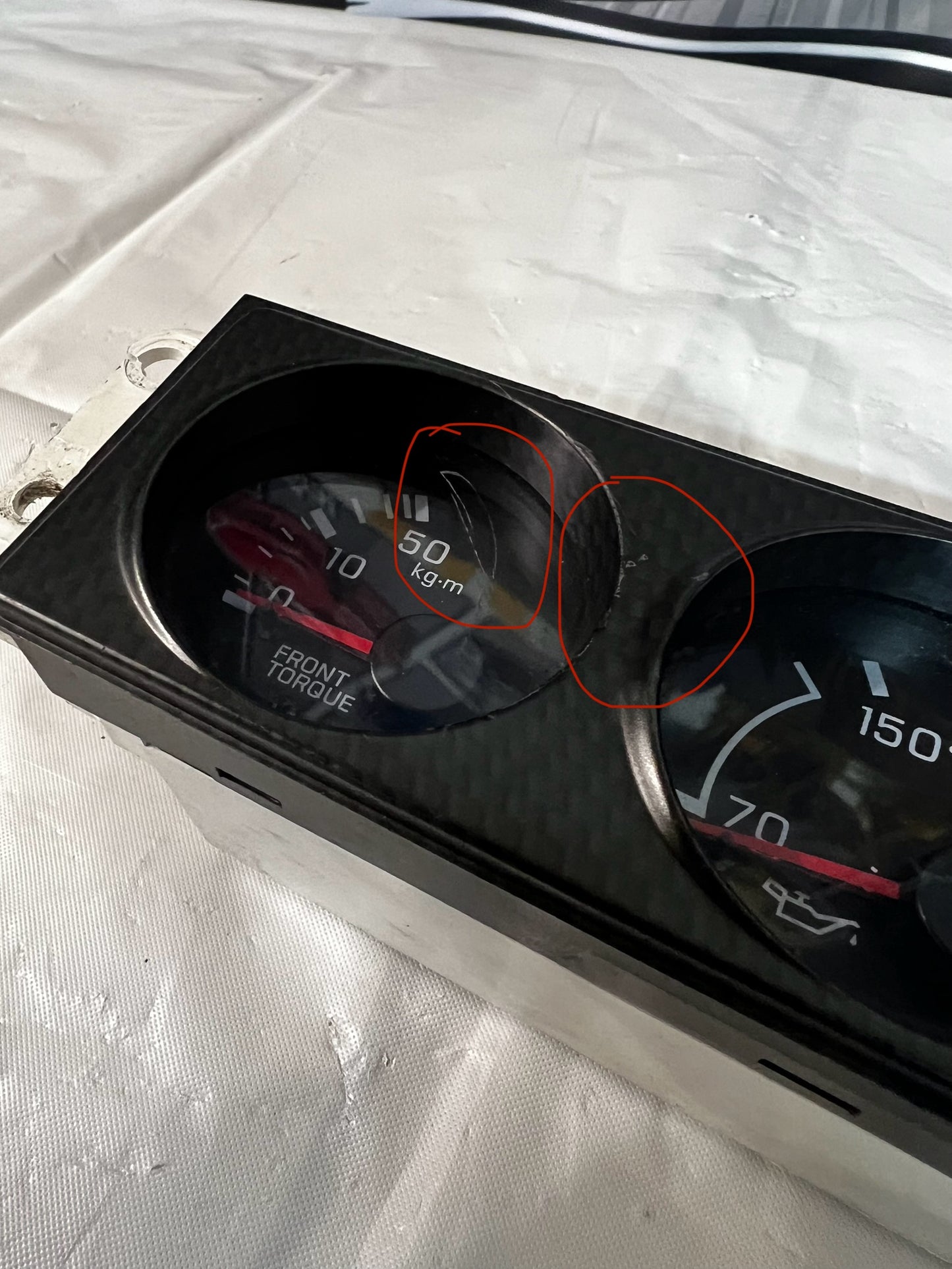 Nissan Skyline Bcnr33 R33 Gtr Interior triple gauges oem.