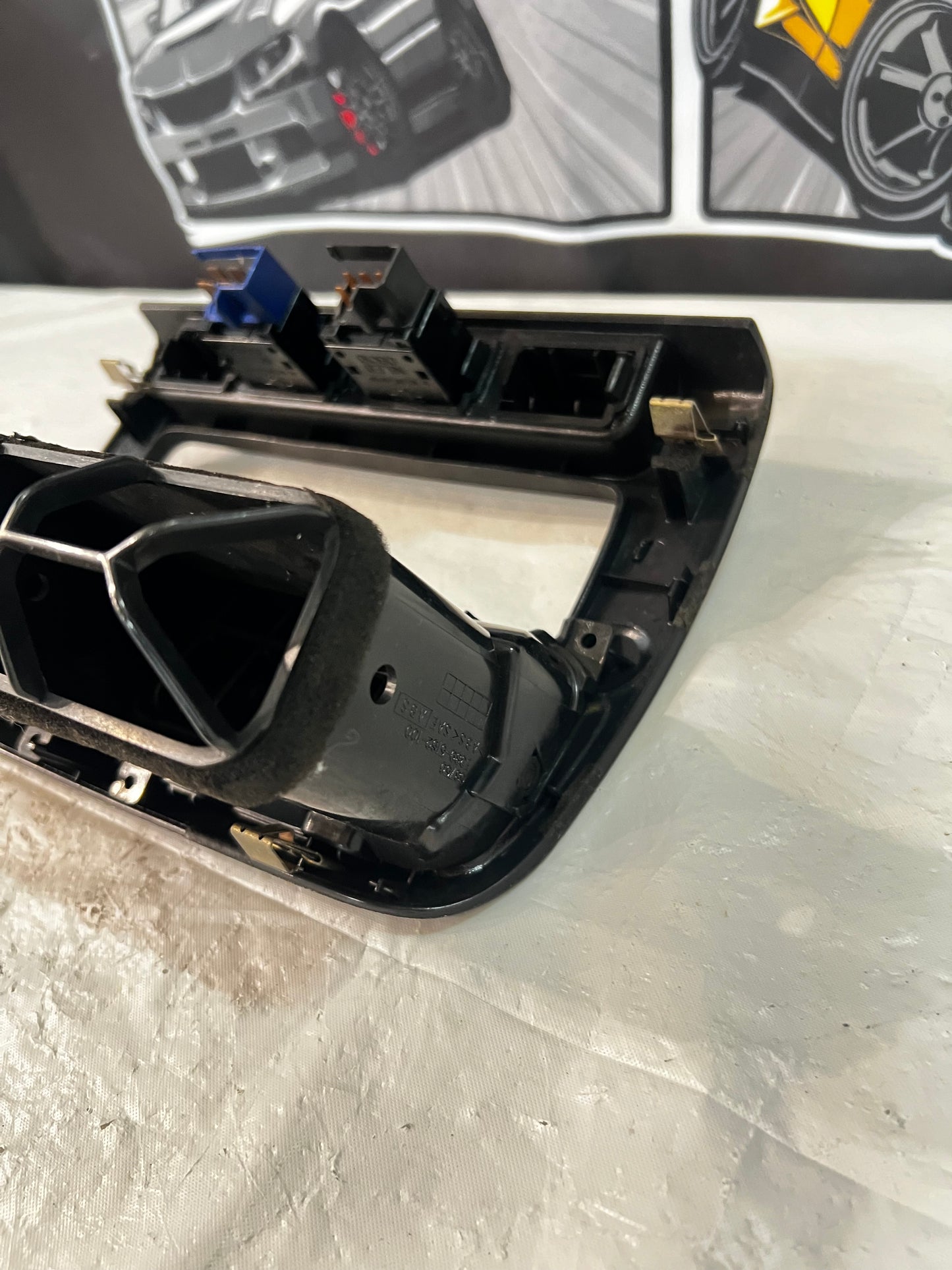 Nissan Silvia S14 200sx Air Conditioning Vent surround trim bezel. (C)