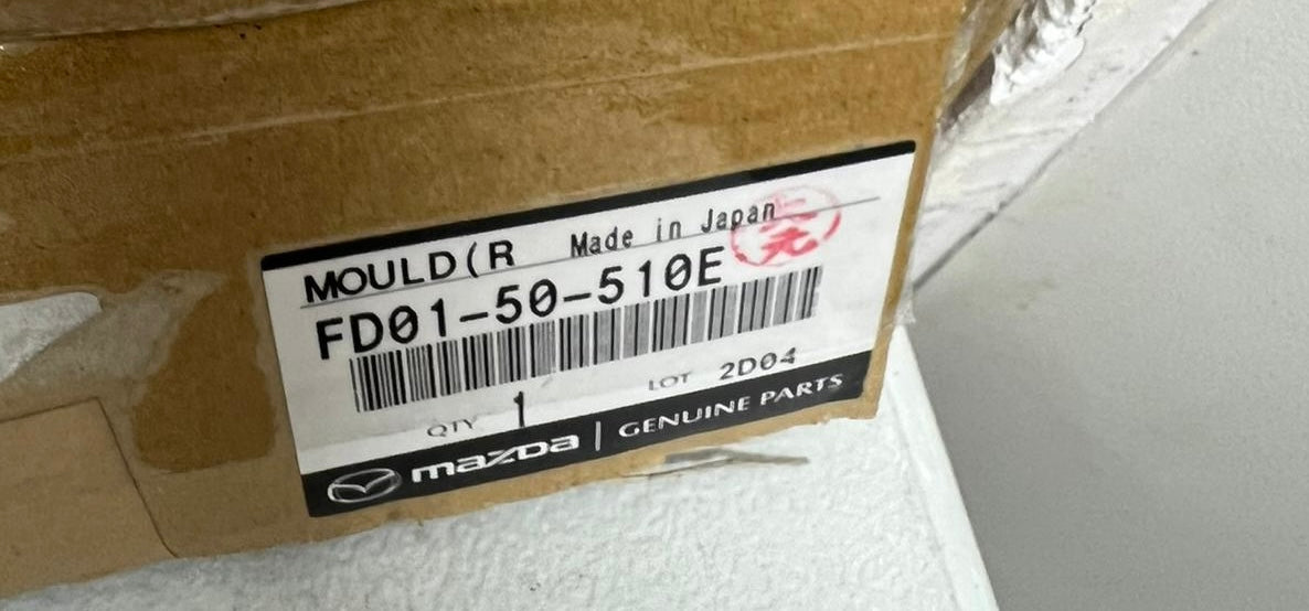 Mazda Rx7 Fd3s inner body pillar drip moulds RIGHT SIDE