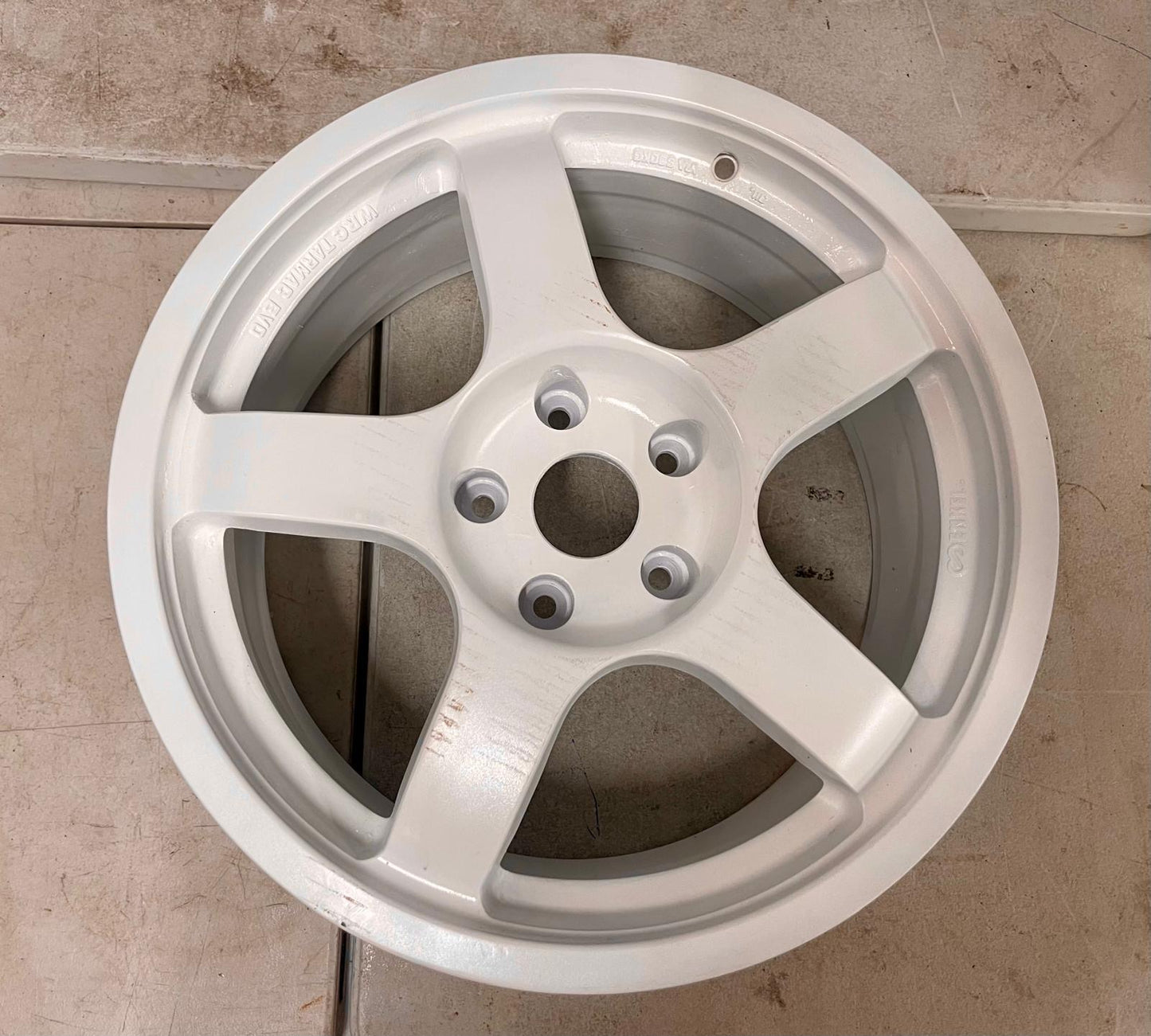ENKEI EVO TARMAC RARE 17x8 wide WHEELS 5x114.3 +35 OEM Colour & Used Condition.