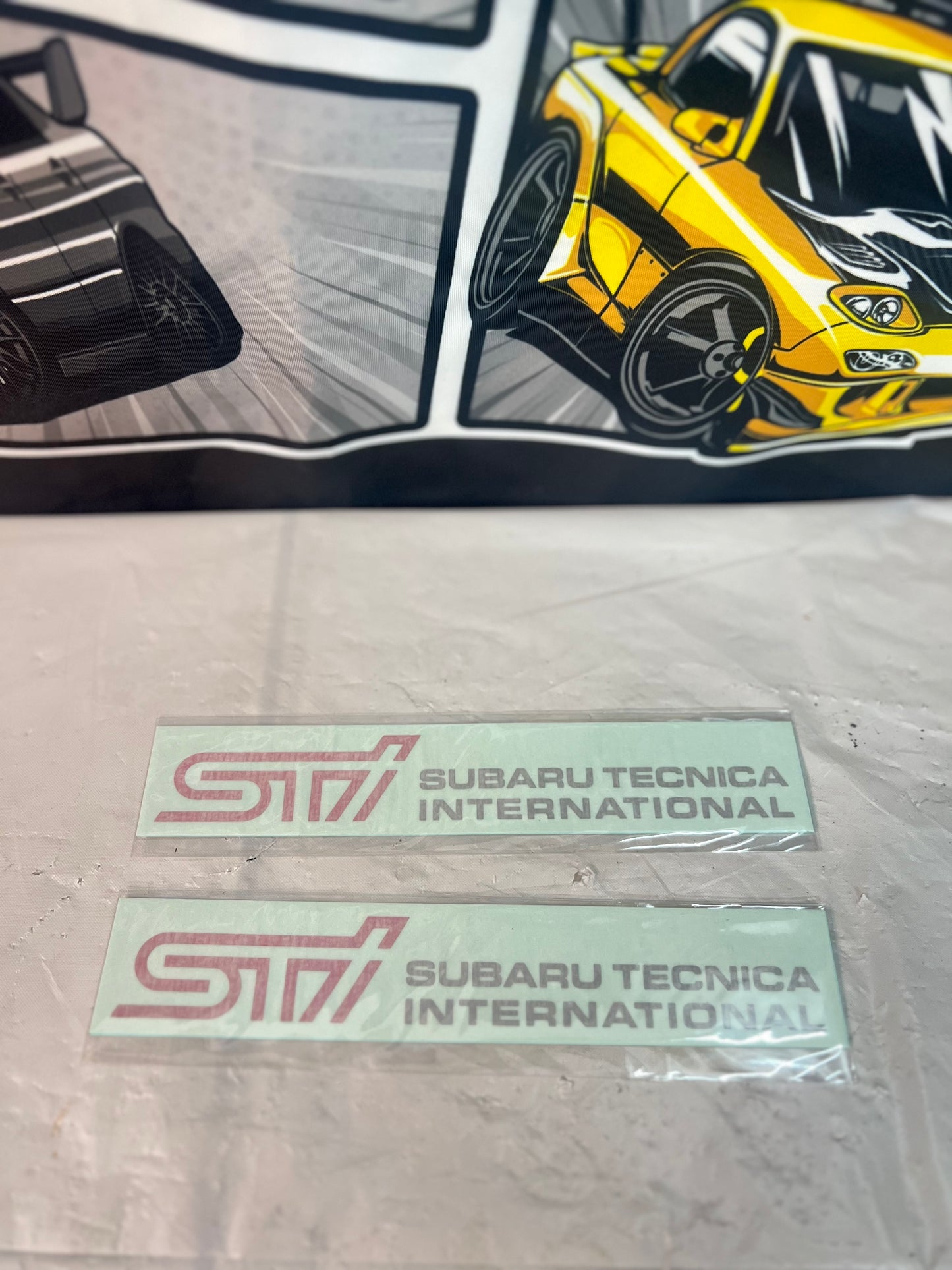 Subaru WRX STI decals