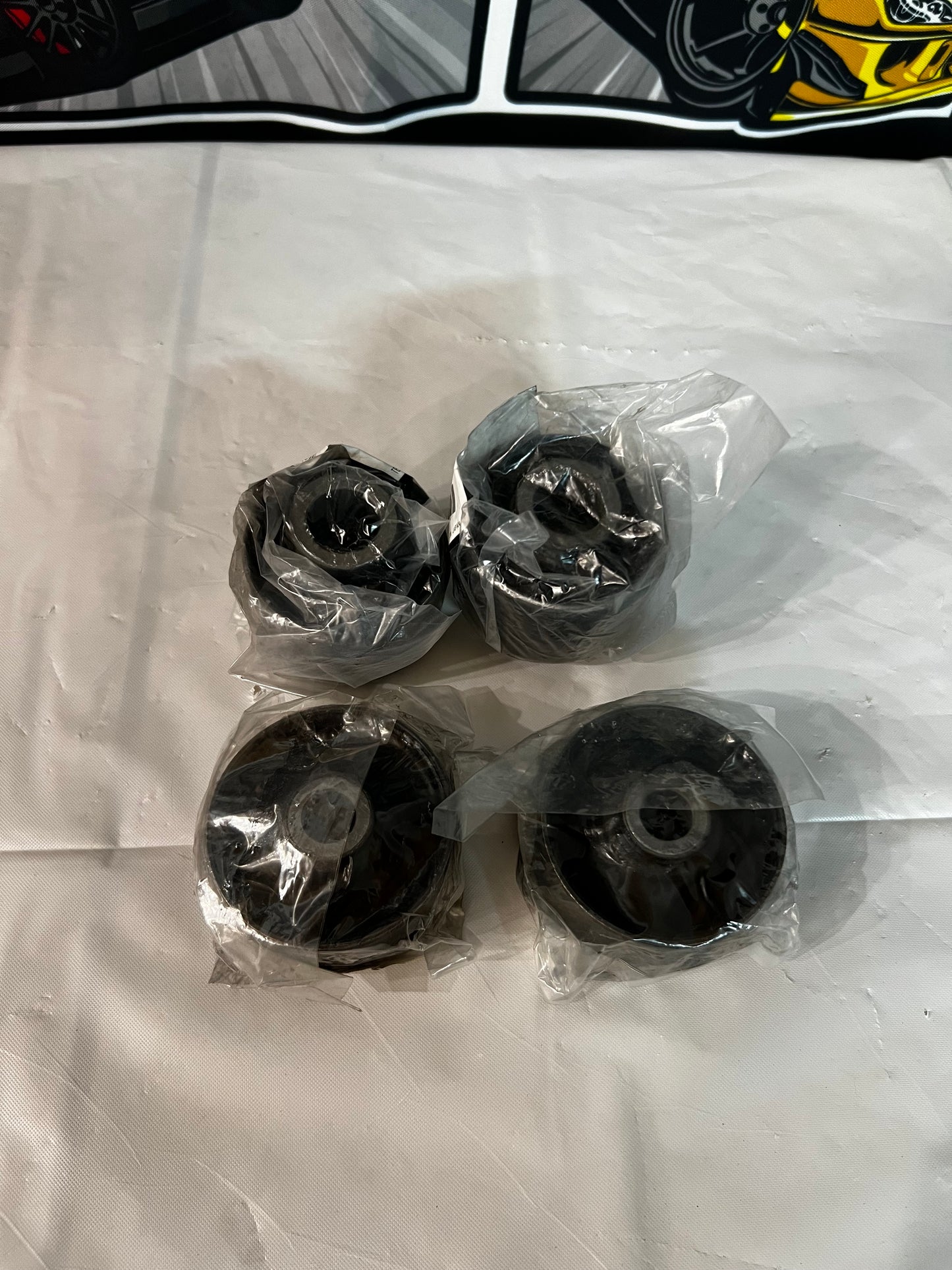Lancer Evolution 4-9 rear diff bush mount kit.