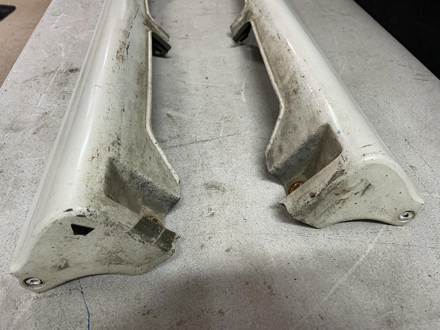 Nissan Silvia S14/200sx Side skirts with genuine end caps. Kouki/ADM
