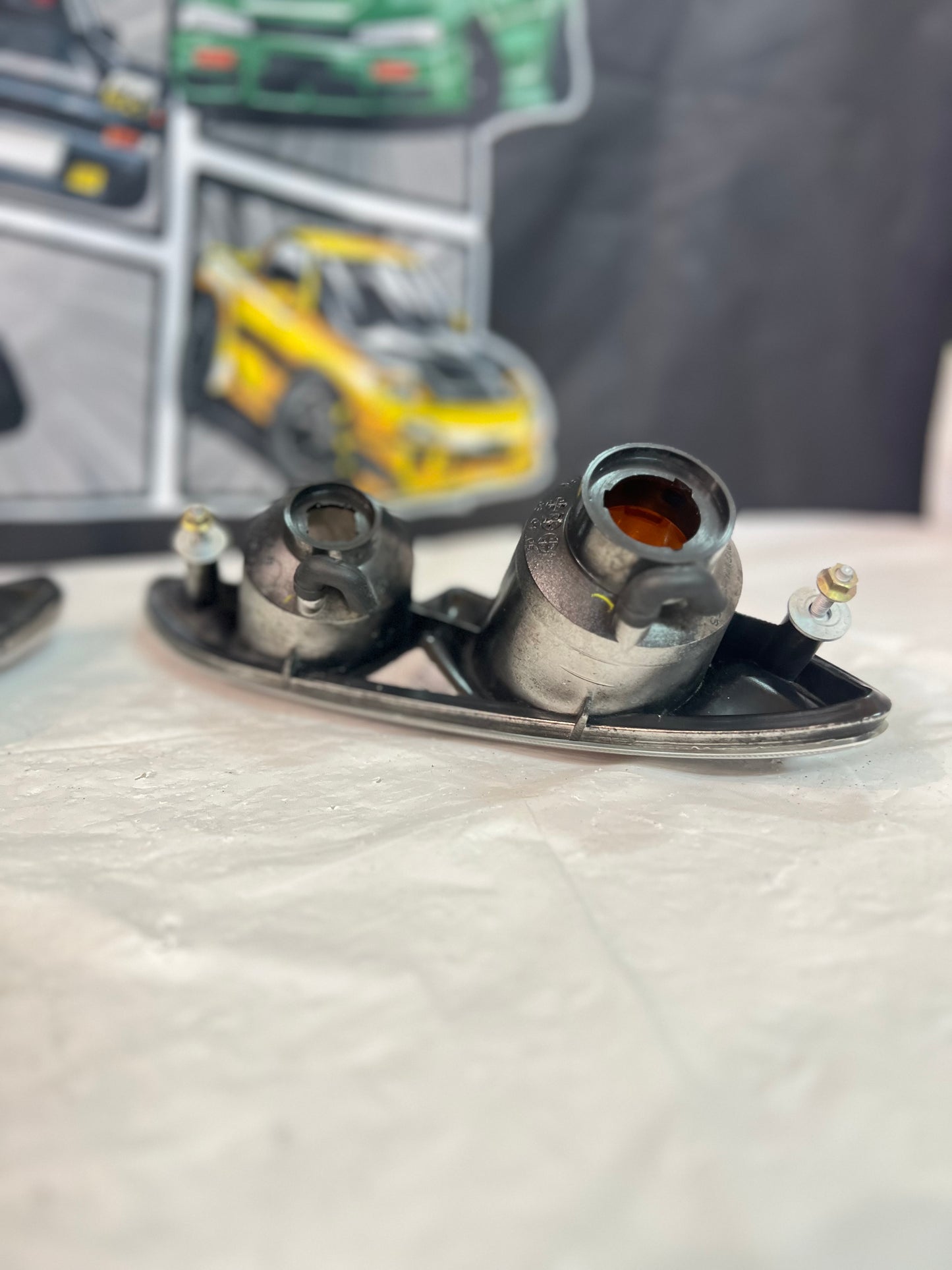 Mazda Rx7 Fd3s front bar indicators replica Suits facelift 99-2002 model.