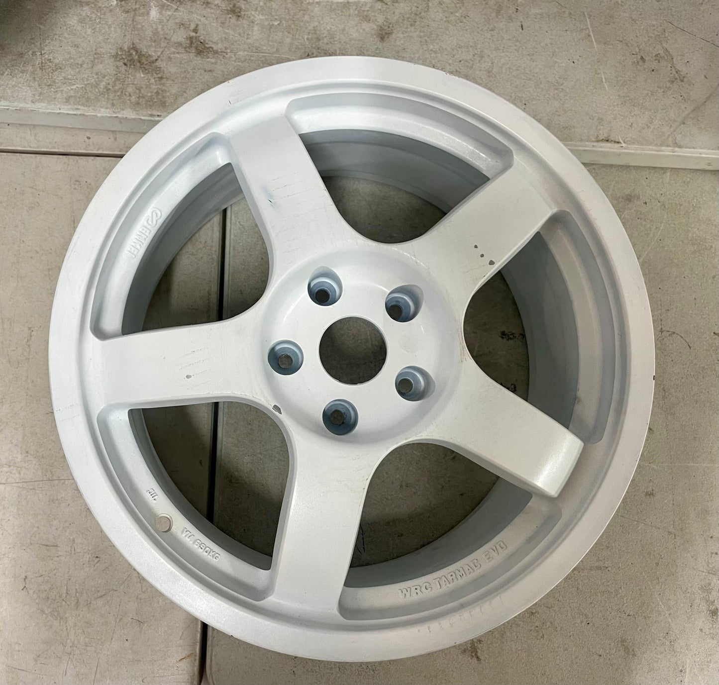 ENKEI EVO TARMAC RARE 17x8 wide WHEELS 5x114.3 +35 OEM Colour & Used Condition.