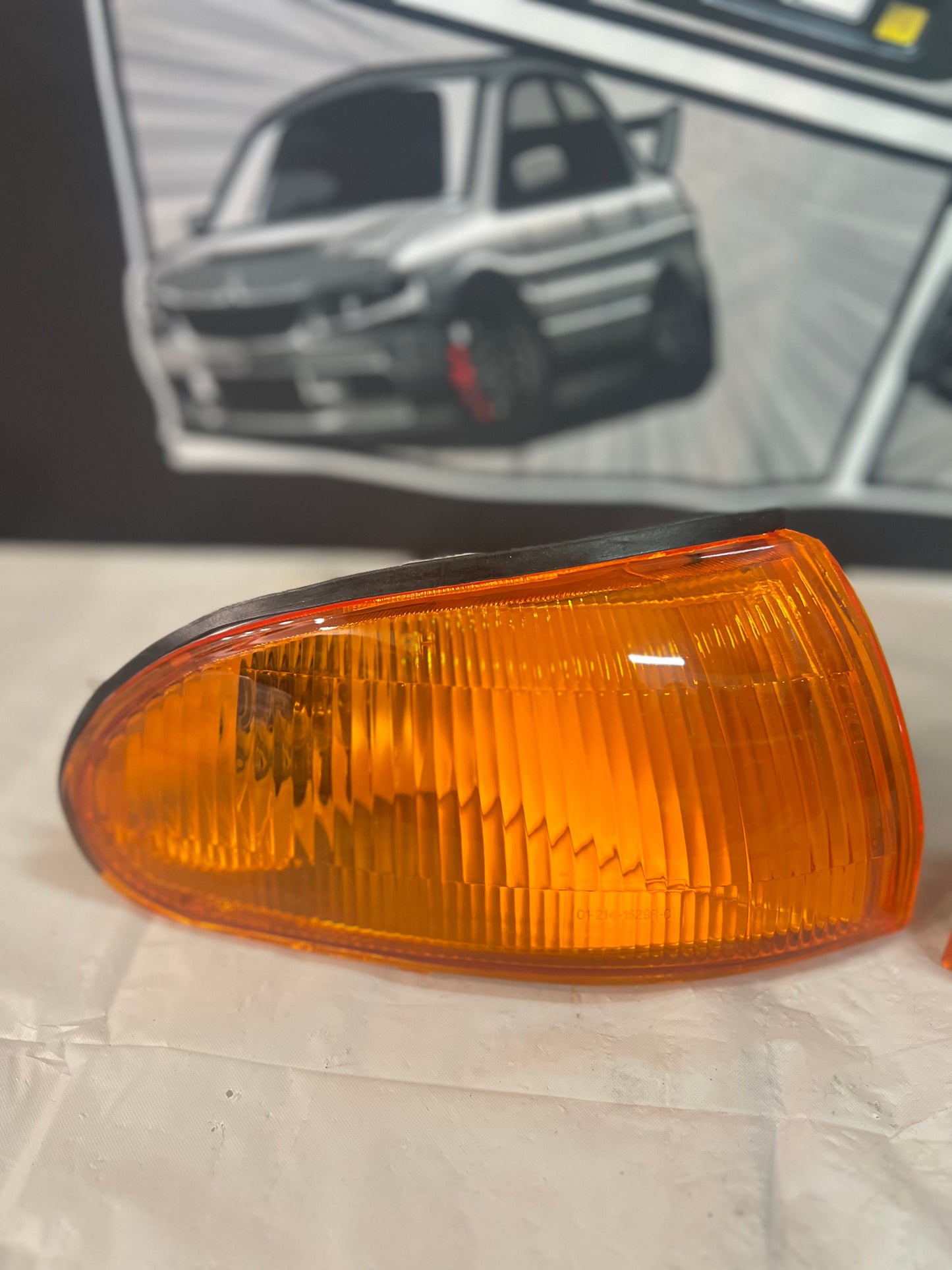 Mitsubishi Lancer Evo 1-2-3 indicators (aftermarket) brand new. Include spring attachment.