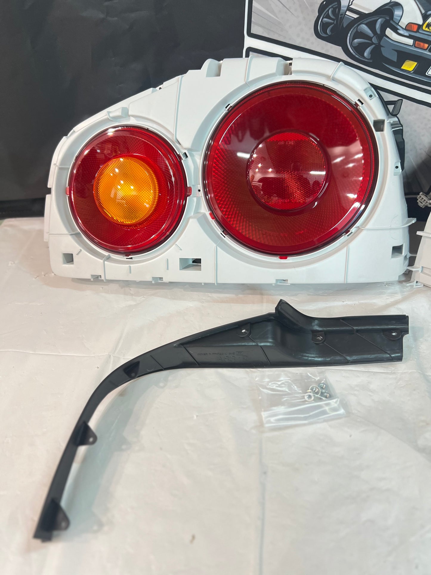 Nissan Skyline BNR34 GTR Tail Light Assembly (LH & RH) SET.Brand new genuine.
