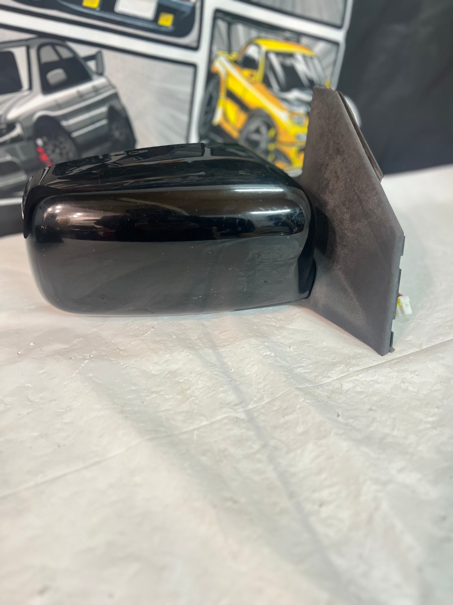 Mitsubishi Lancer Evolution 7-8-9 Mirror (LH) oem Black Colour