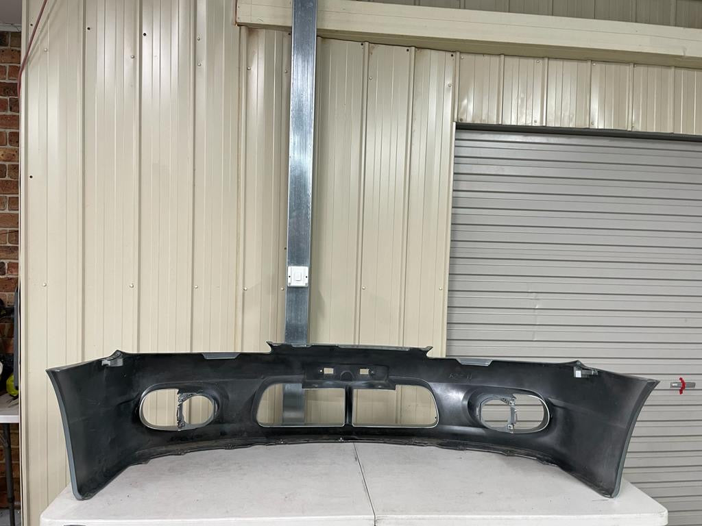S15 Freshly painted oem bumper bar. Ready to bolt up and go. OEM PEWTER GREY. (used)