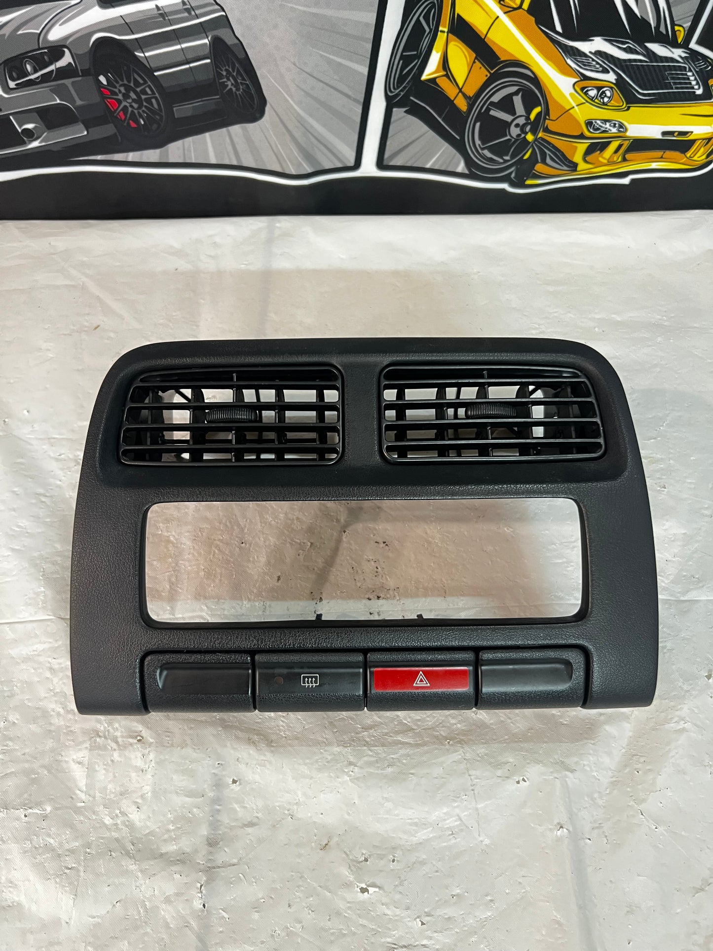 Nissan Silvia S14 200sx Air Conditioning Vent surround trim bezel. (C)