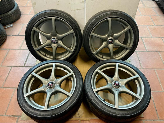 BNR34 GTR Genuine wheels with street slicks