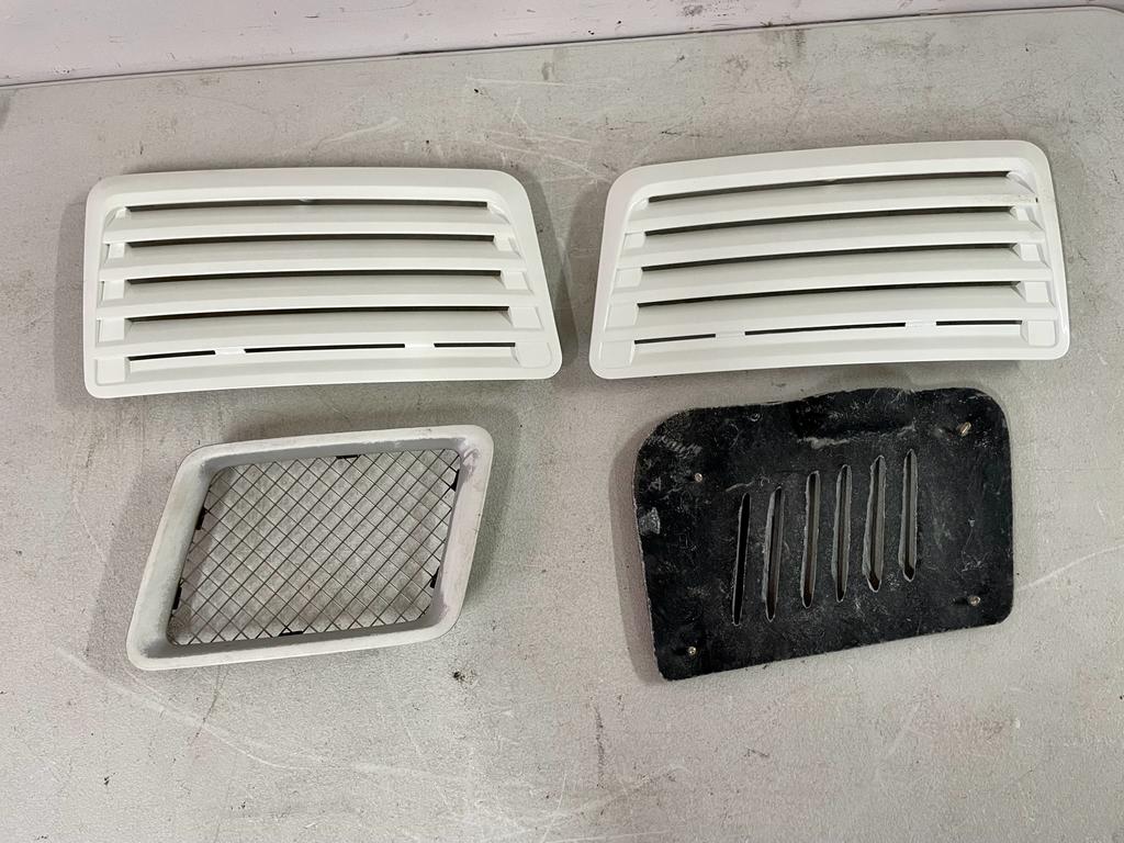 MITSUBISHI LANCER Evolution 1-2-3 bonnet vents & side scoop complete set