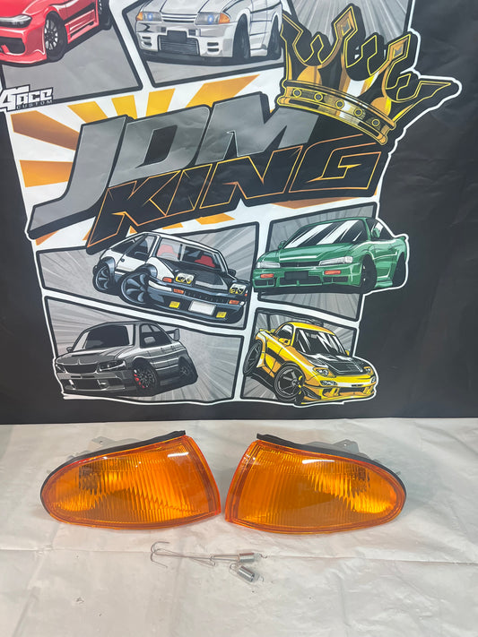 Mitsubishi Lancer Evo 1-2-3 indicators (aftermarket) brand new. Include spring attachment.