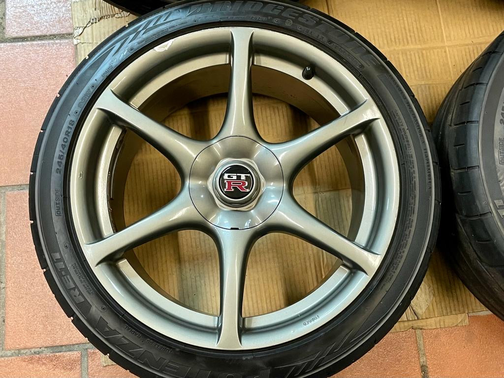 BNR34 GTR Genuine wheels with street slicks