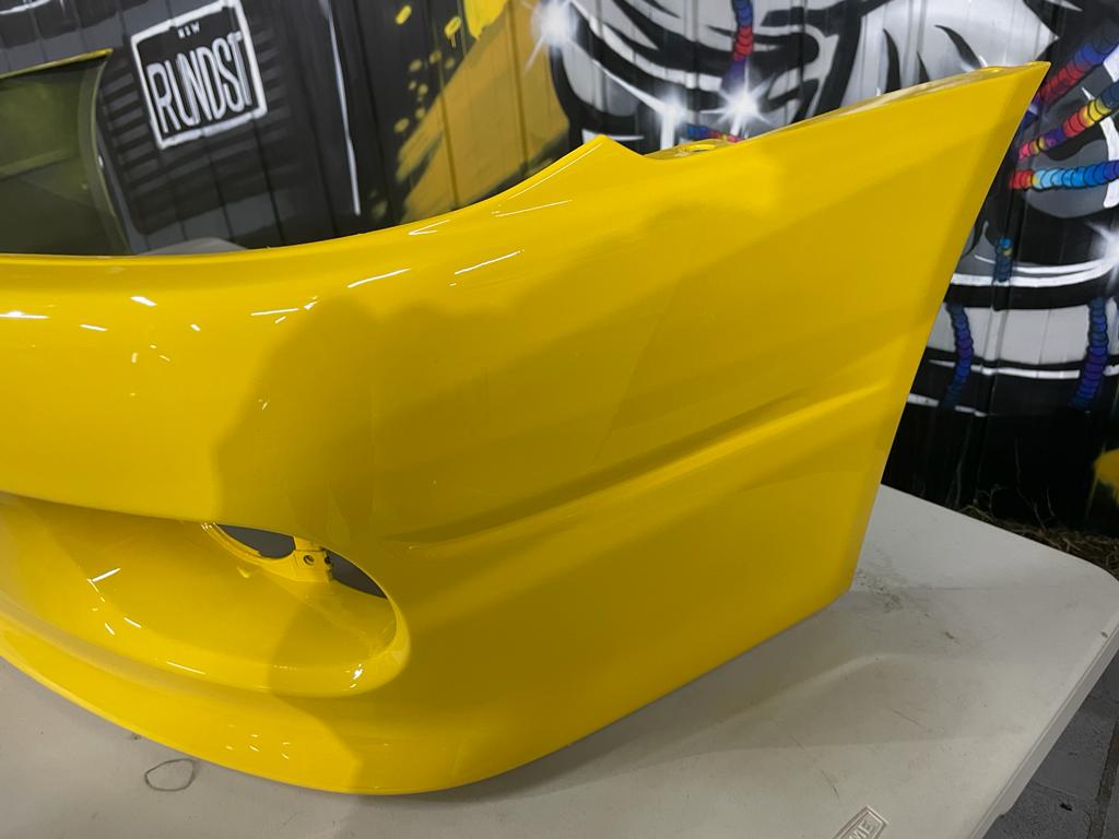 S15 Freshly painted oem bumper bar. Ready to bolt up and go. OEM YELLOW. (used)