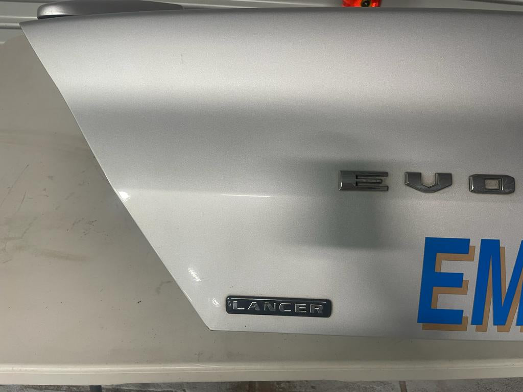 MITSUBISHI LANCER Evolution 7 boot lid - genuine used item - images show condition - sold as is.
