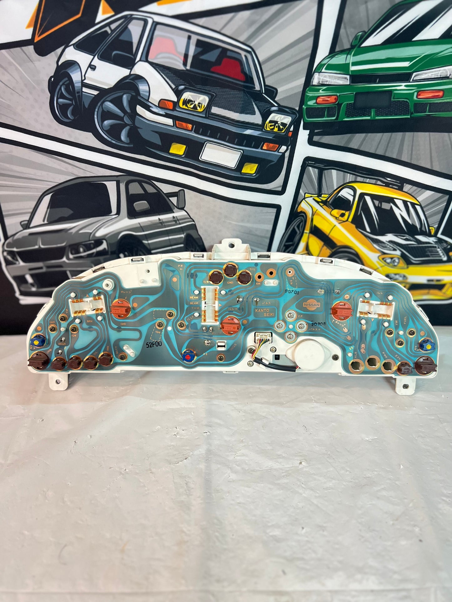 Nissan Silvia S13 / 180sx Type X OEM Cluster 124191km