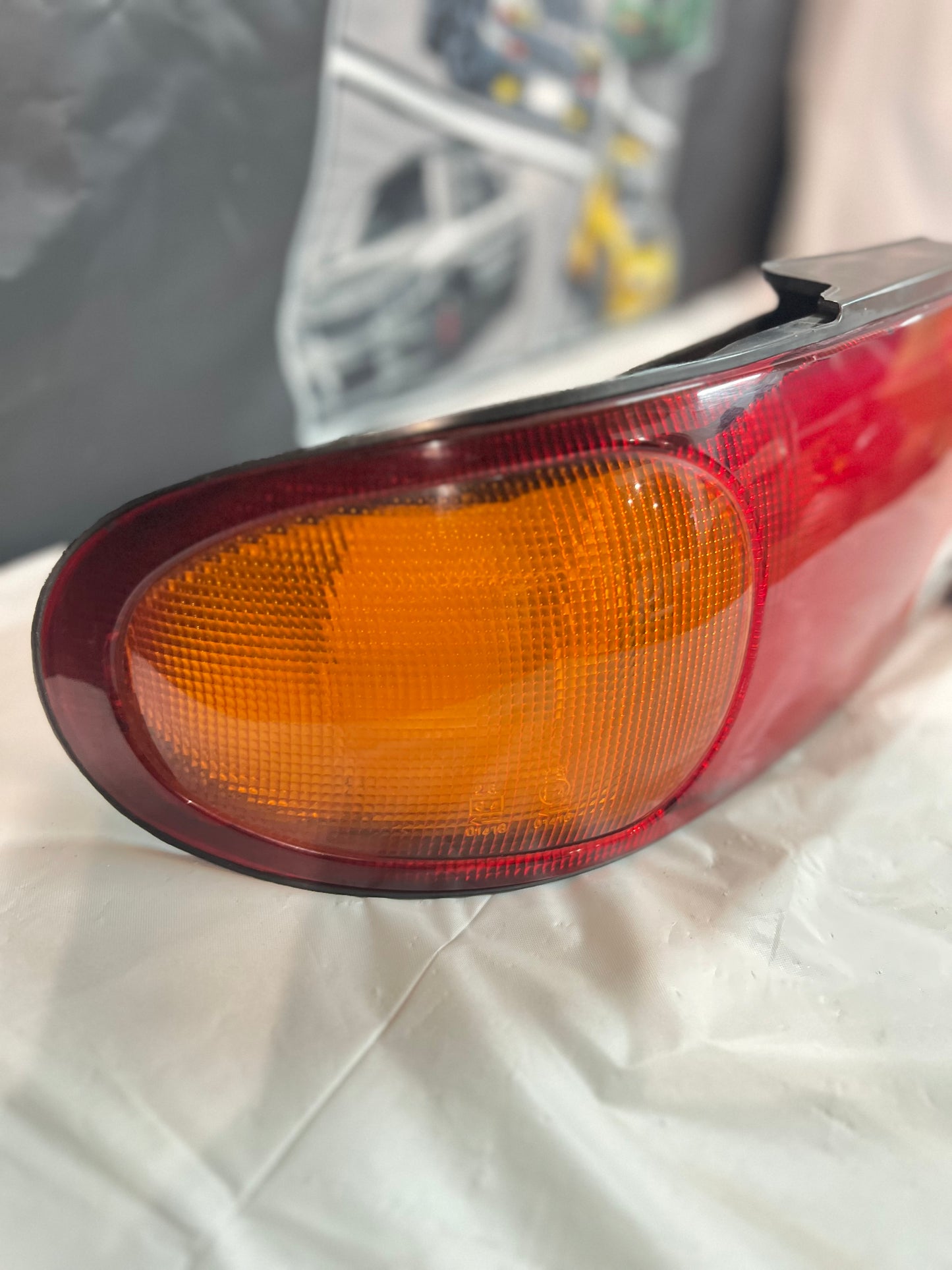 Mitsubishi Lancer Evolution 1-2-3 Tail Lights + rear reflector lights (discontinued item) sold as a set.