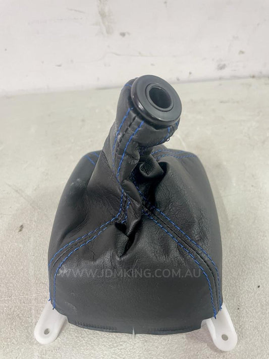 Mitsubishi Lancer Evolution 6 oem blue stitch Shift boot