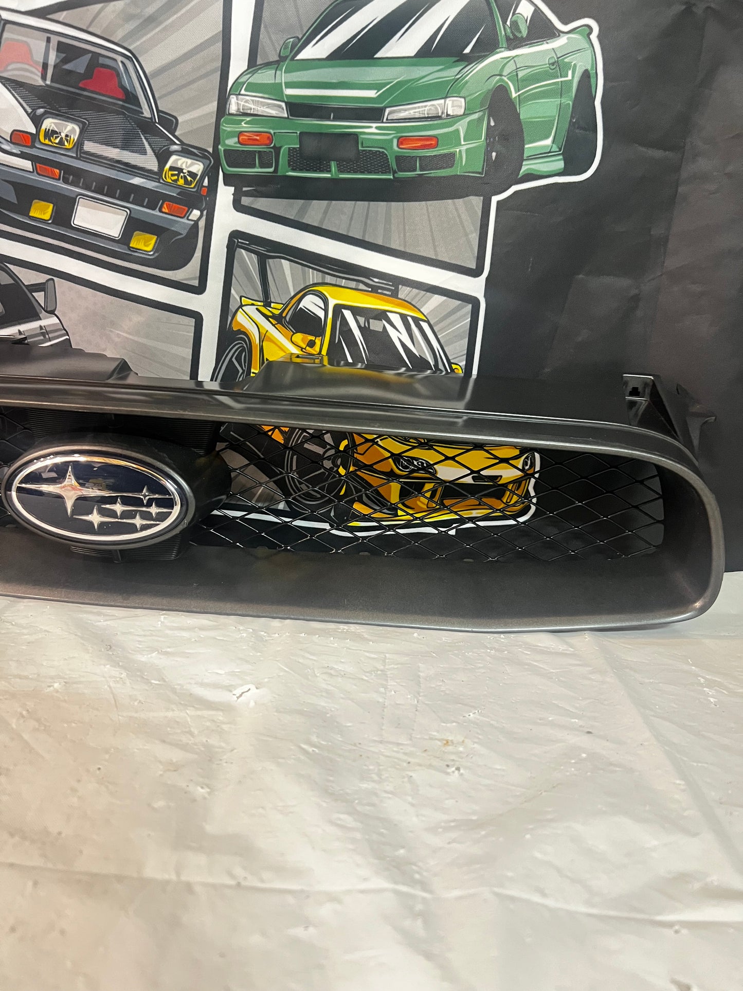 Subaru Impreza WRX STI 03-05 Blobeye OEM Grille Gdb          (damaged tabs)