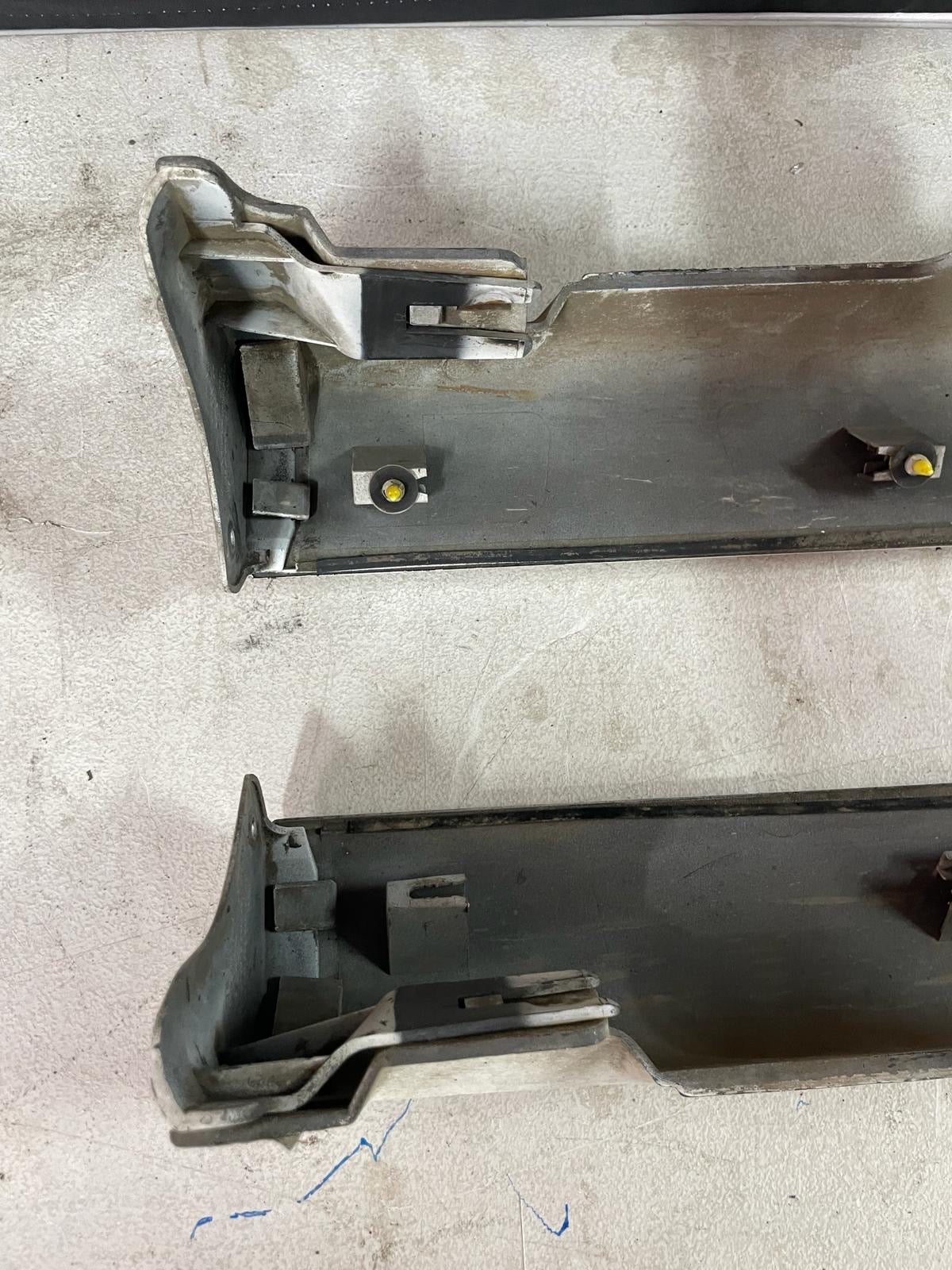 Nissan Silvia S14/200sx Side skirts with genuine end caps. Kouki/ADM
