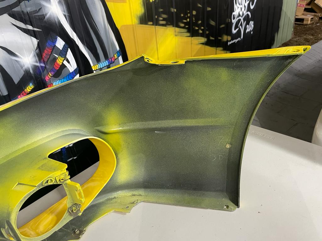 S15 Freshly painted oem bumper bar. Ready to bolt up and go. OEM YELLOW. (used)