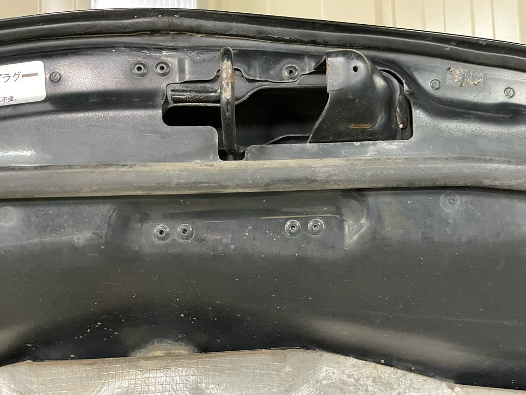 Mitsubishi Lancer Evolution 5/6/6.5 CP9A- TME - Genuine Bonnet- black colour - used condition - (hood pins)