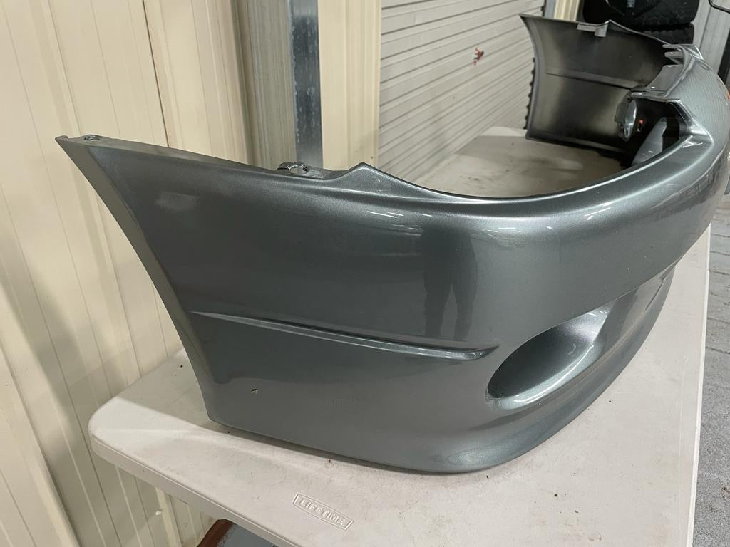S15 Freshly painted oem bumper bar. Ready to bolt up and go. OEM PEWTER GREY. (used)