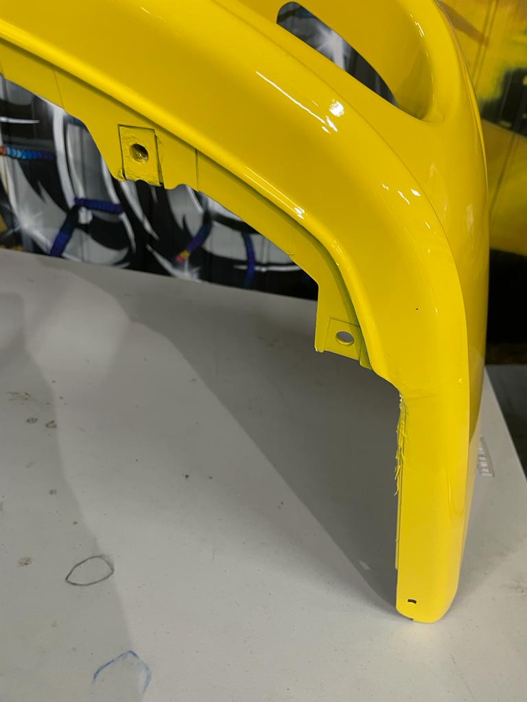 S15 Freshly painted oem bumper bar. Ready to bolt up and go. OEM YELLOW. (used)