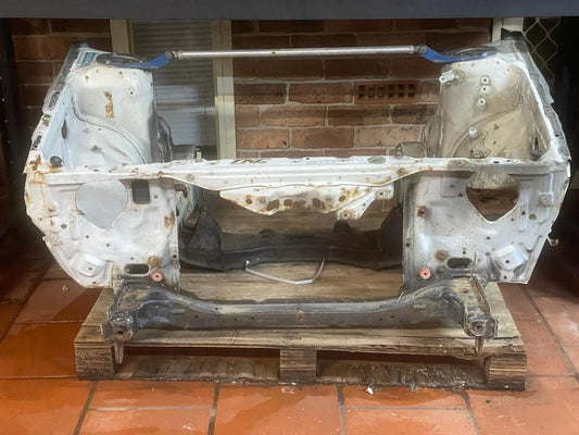 AE86 Corolla front cut - BARE - suits levin/ Trueno/sedan/notch back or hatch - images show condition - used condition.