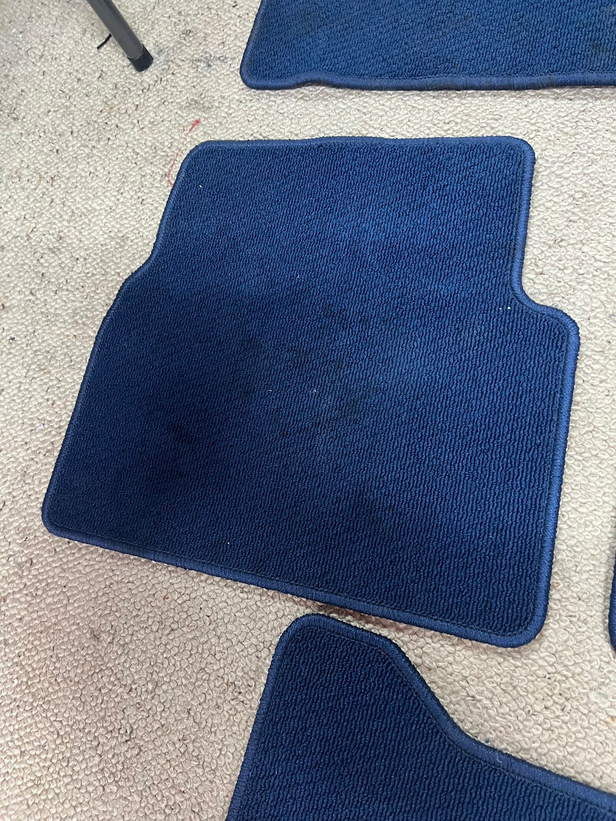 BLUE STI HAWKEYE Floor Mats (complete set) also suits 05/06 Wrx or Sti (used)