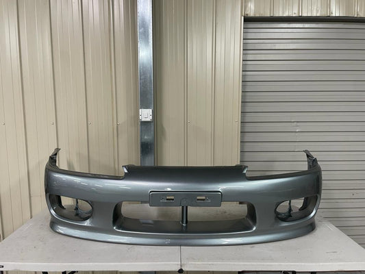 S15 Freshly painted oem bumper bar. Ready to bolt up and go. OEM PEWTER GREY. (used)