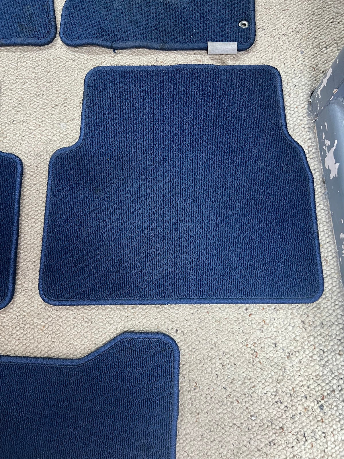 BLUE STI HAWKEYE Floor Mats (complete set) also suits 05/06 Wrx or Sti (used)
