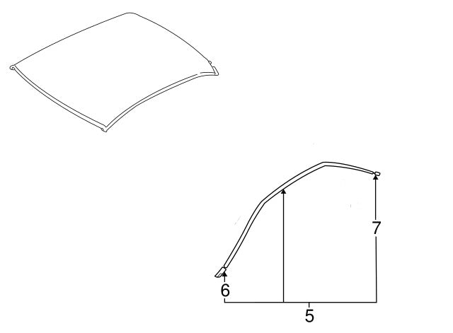Roof drip moulds (Pairs)