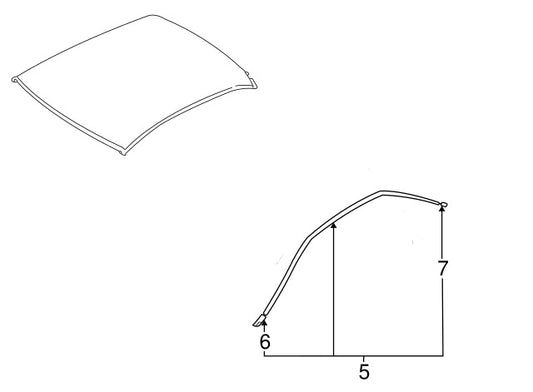 Roof drip moulds (Pairs)