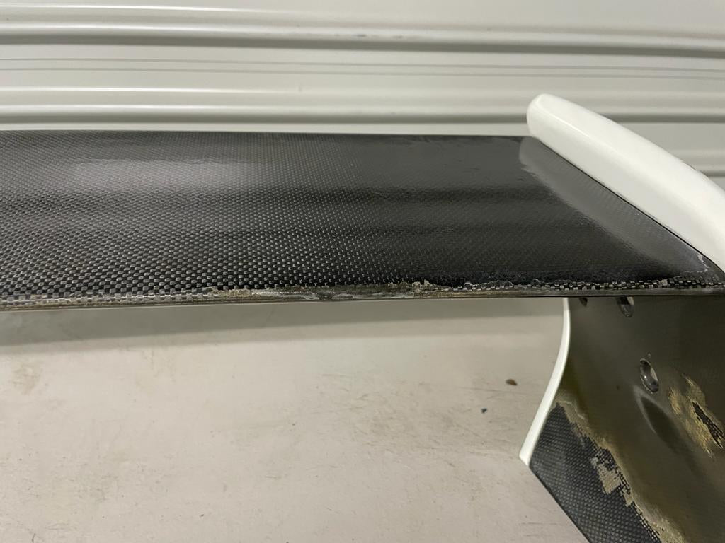 Spoiler with carbon blade and inserts (used)