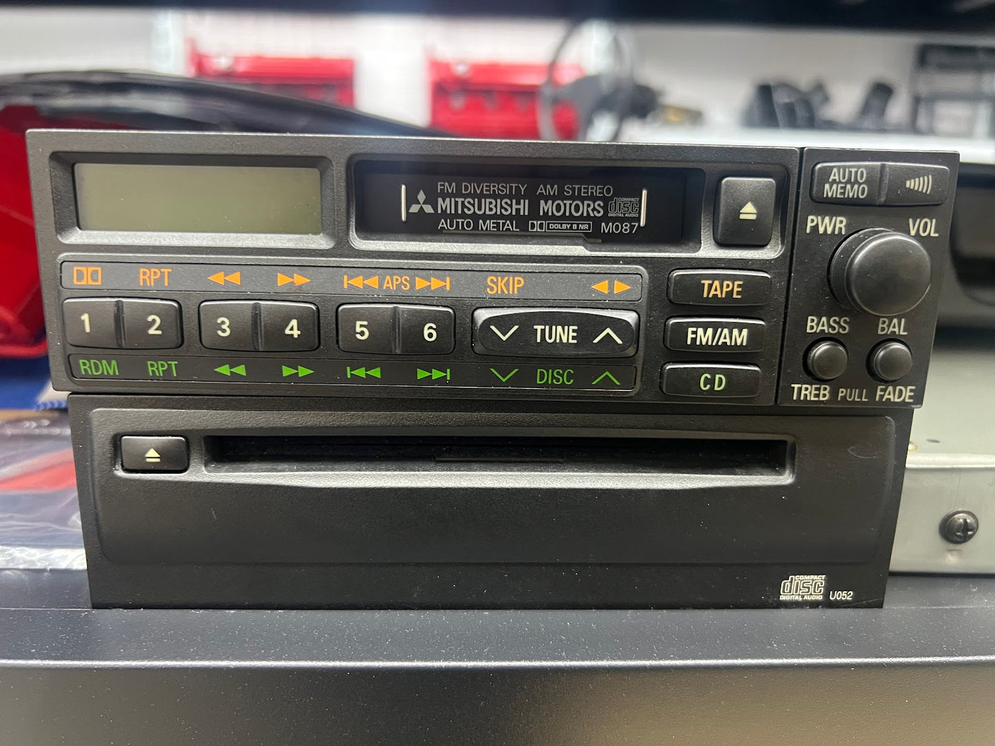 Tommi Makinen oem cassette & CD player RARE ITEM. (used)