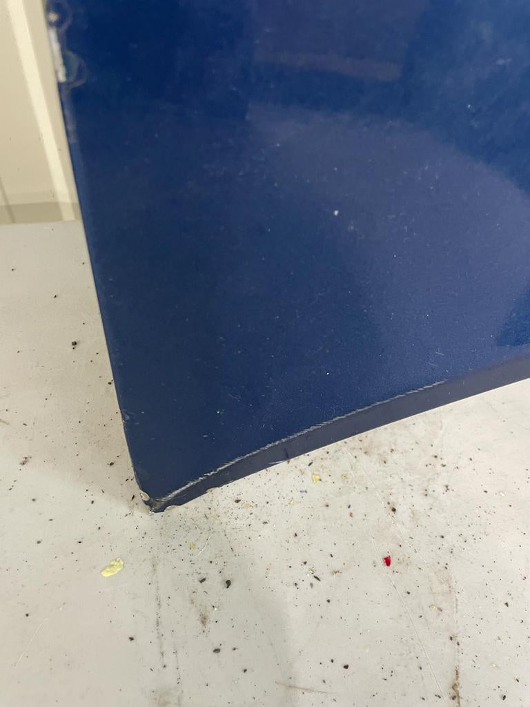 Mitsubishi Lancer Evolution 5/6/6.5 TME CP9A Genuine Bonnet - blue colour - used condition.