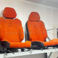 Nissan Silvia S15 Option B RARE (ORANGE) seats with rails (PAIR) suits S15/S14 Models SOLD AS IS. (used)