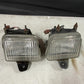 S14 JDM fog lights set - used - brackets included (Sold in pairs) images show condition.