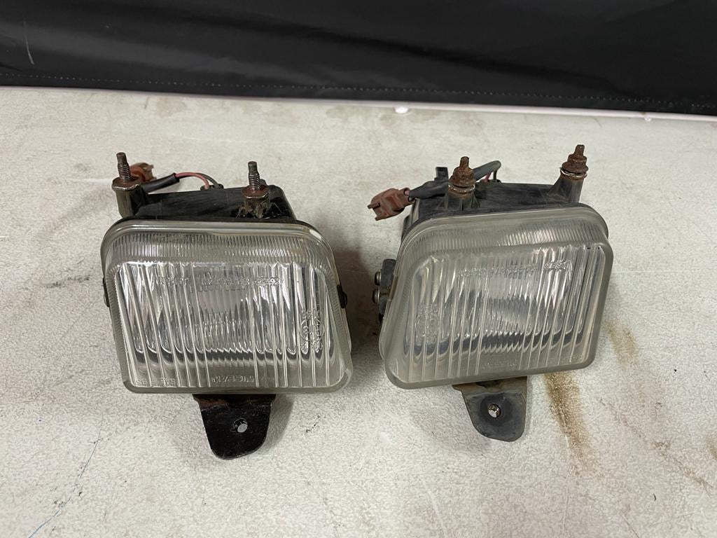 S14 JDM fog lights set - used - brackets included (Sold in pairs) images show condition.