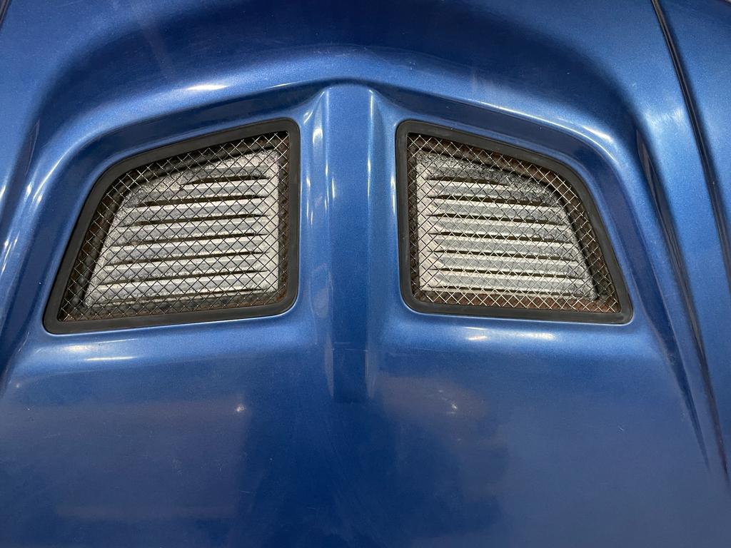 Mitsubishi Lancer Evolution 5/6/6.5 TME CP9A Genuine Bonnet - blue colour - used condition.