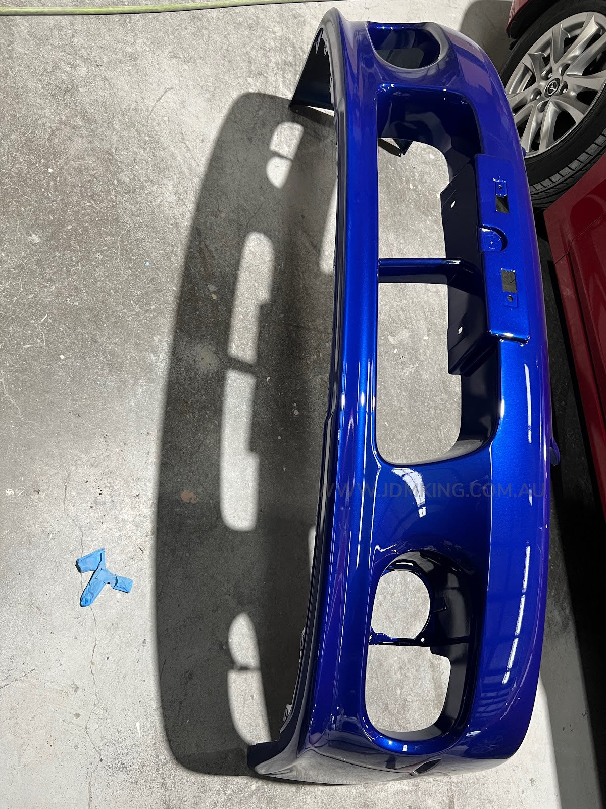 S15 Freshly painted oem bumper bar. Ready to bolt up and go. OEM TV3 BLUE (used)