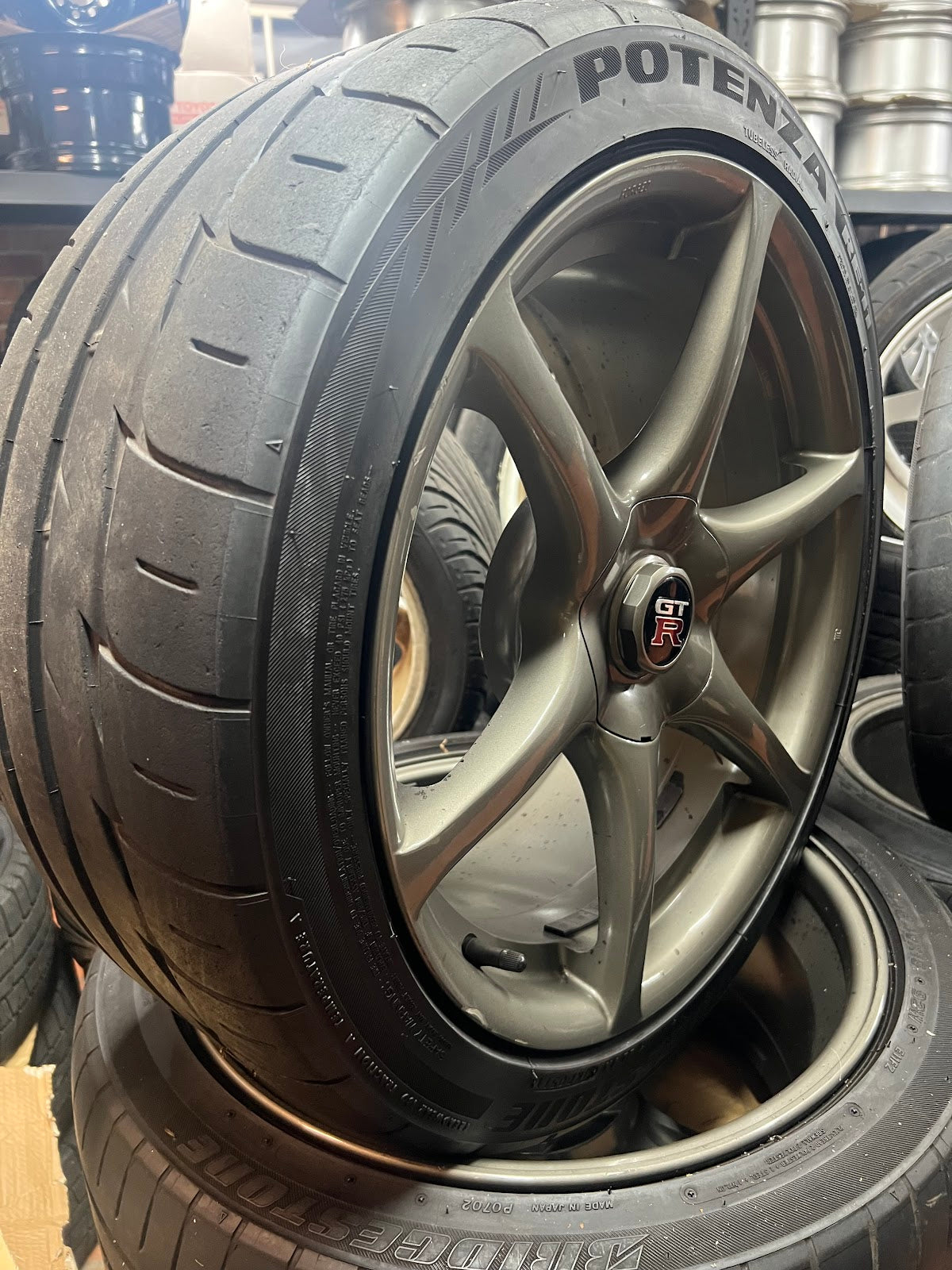 BNR34 GTR Genuine wheels with street slicks