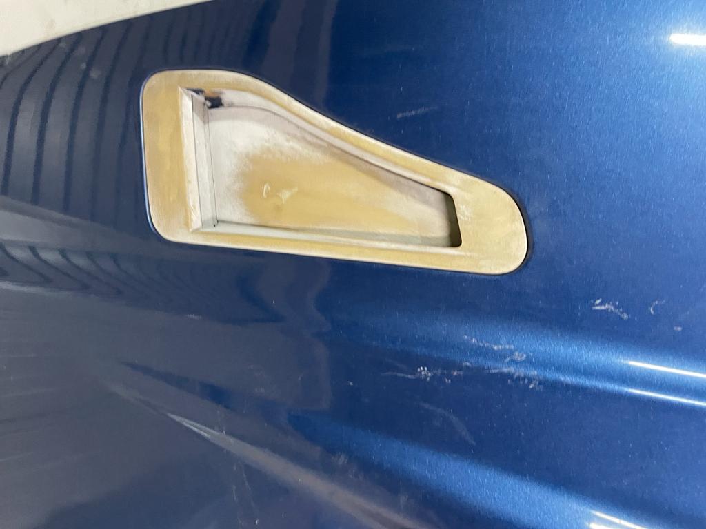 Mitsubishi Lancer Evolution 5/6/6.5 TME CP9A Genuine Bonnet - blue colour - used condition.