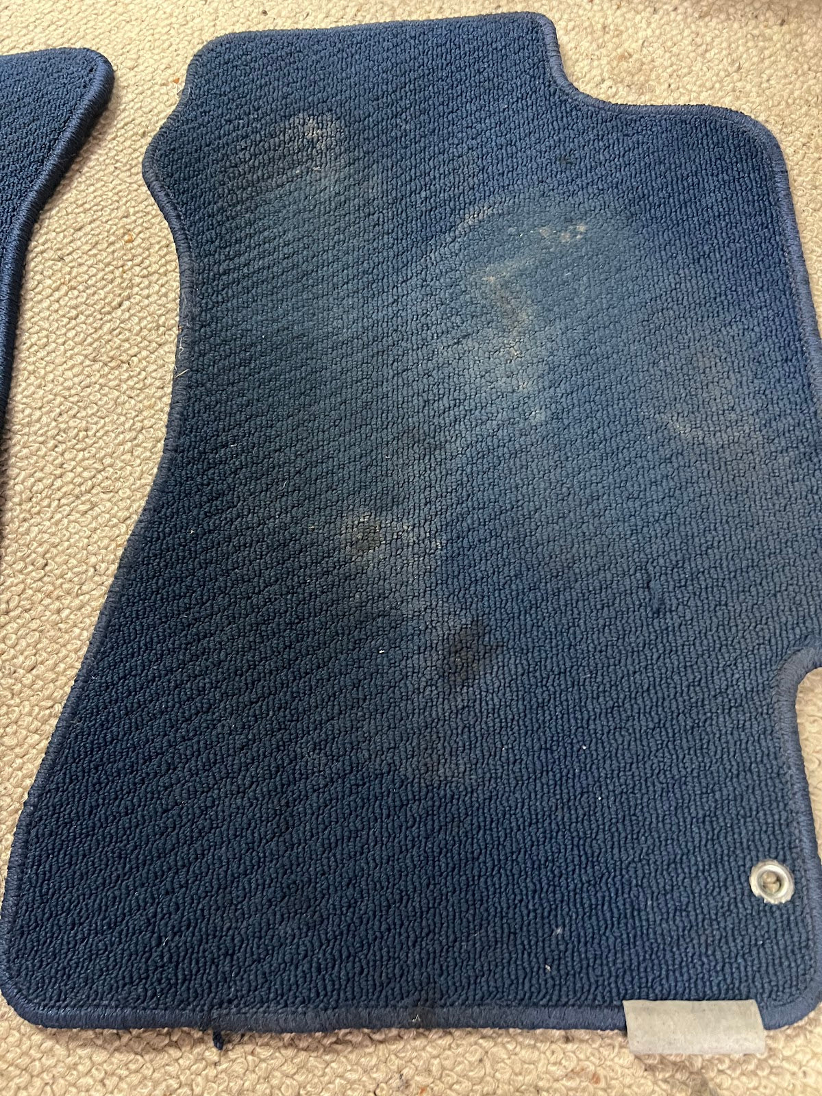 BLUE STI HAWKEYE Floor Mats (complete set) also suits 05/06 Wrx or Sti (used)