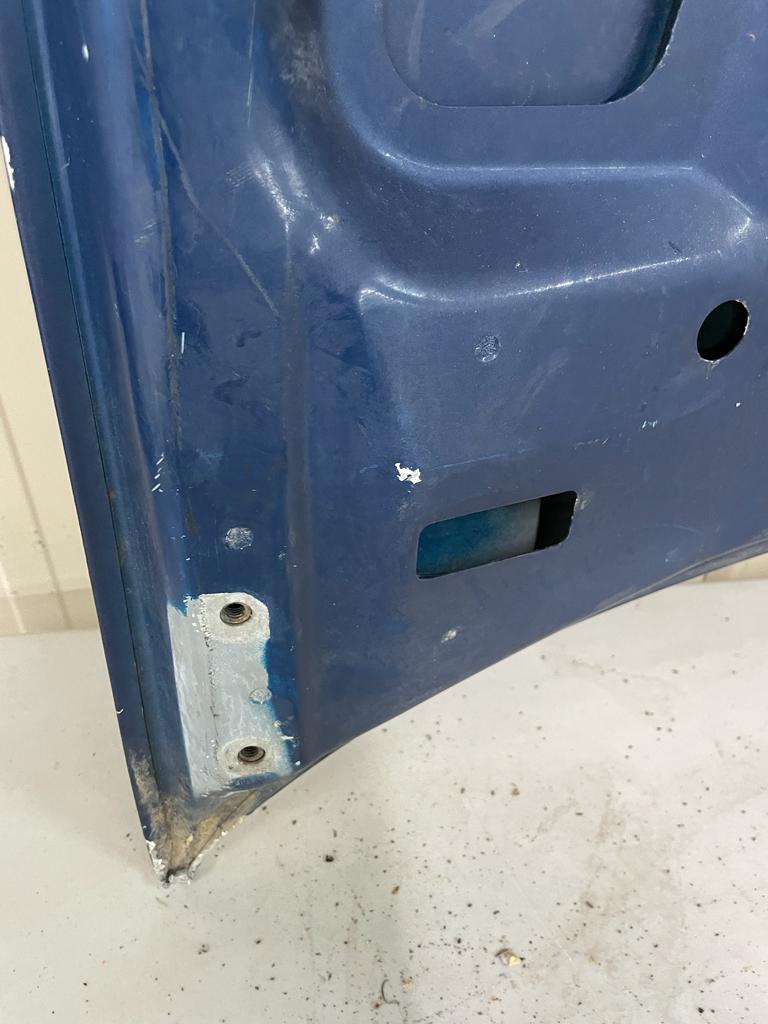 Mitsubishi Lancer Evolution 5/6/6.5 TME CP9A Genuine Bonnet - blue colour - used condition.